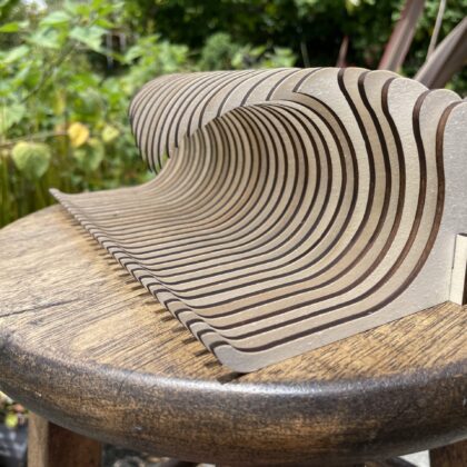 Encinitas 3D - Wooden Laser Cut Wave Model
