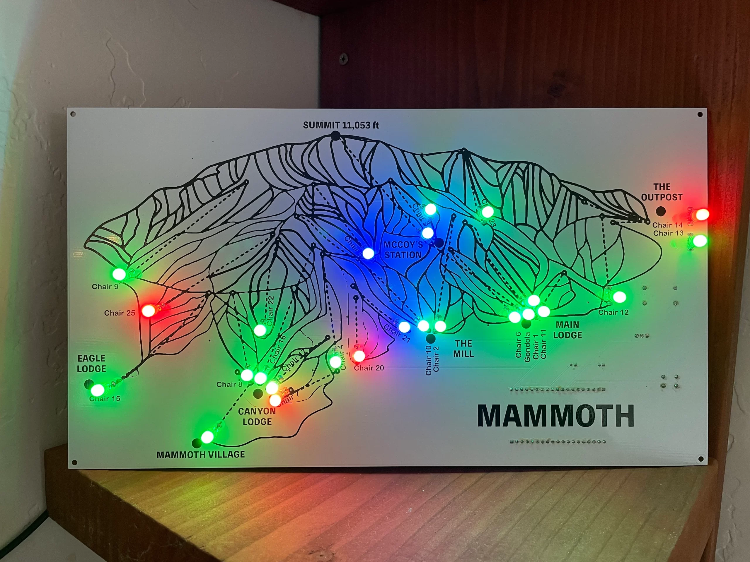 Mammoth Mountain Trail Map Live Lift Status Ski Map - Image 4