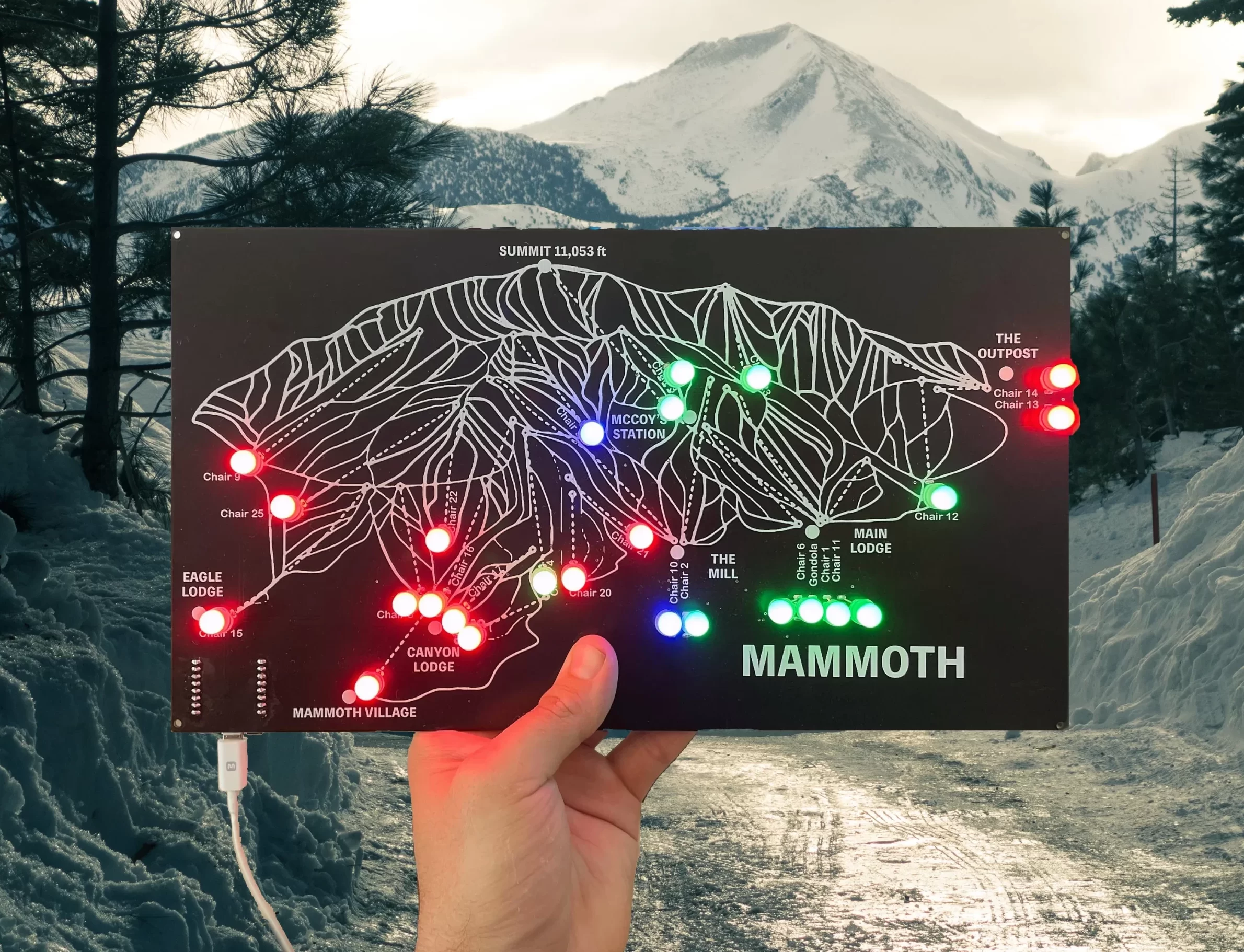 Encinitas 3D - Mammoth Mountain Lift Status Live Interactive Map