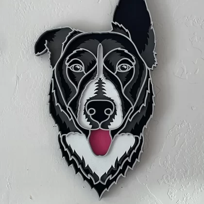 Encinitas 3D - Your Dog Cat Wood Mandala