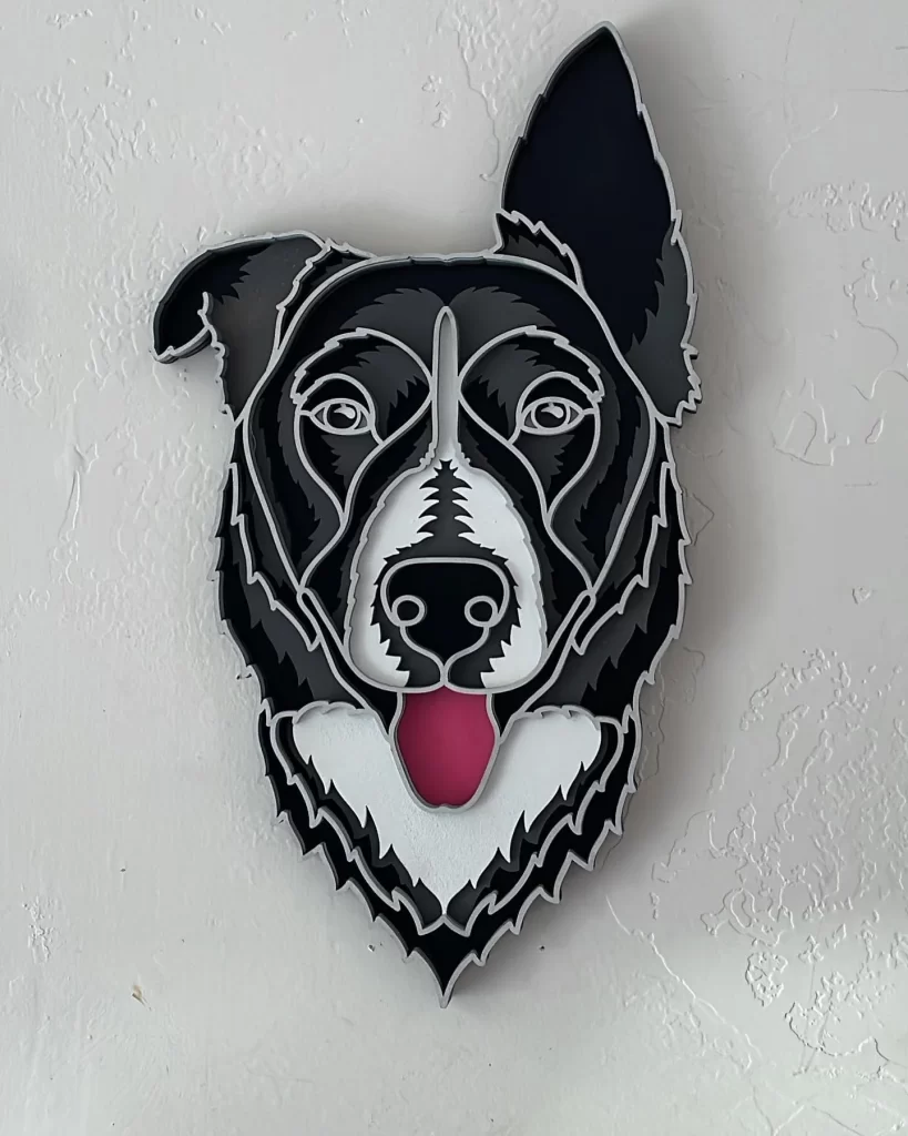 Encinitas 3D - Your Dog Cat Wood Mandala