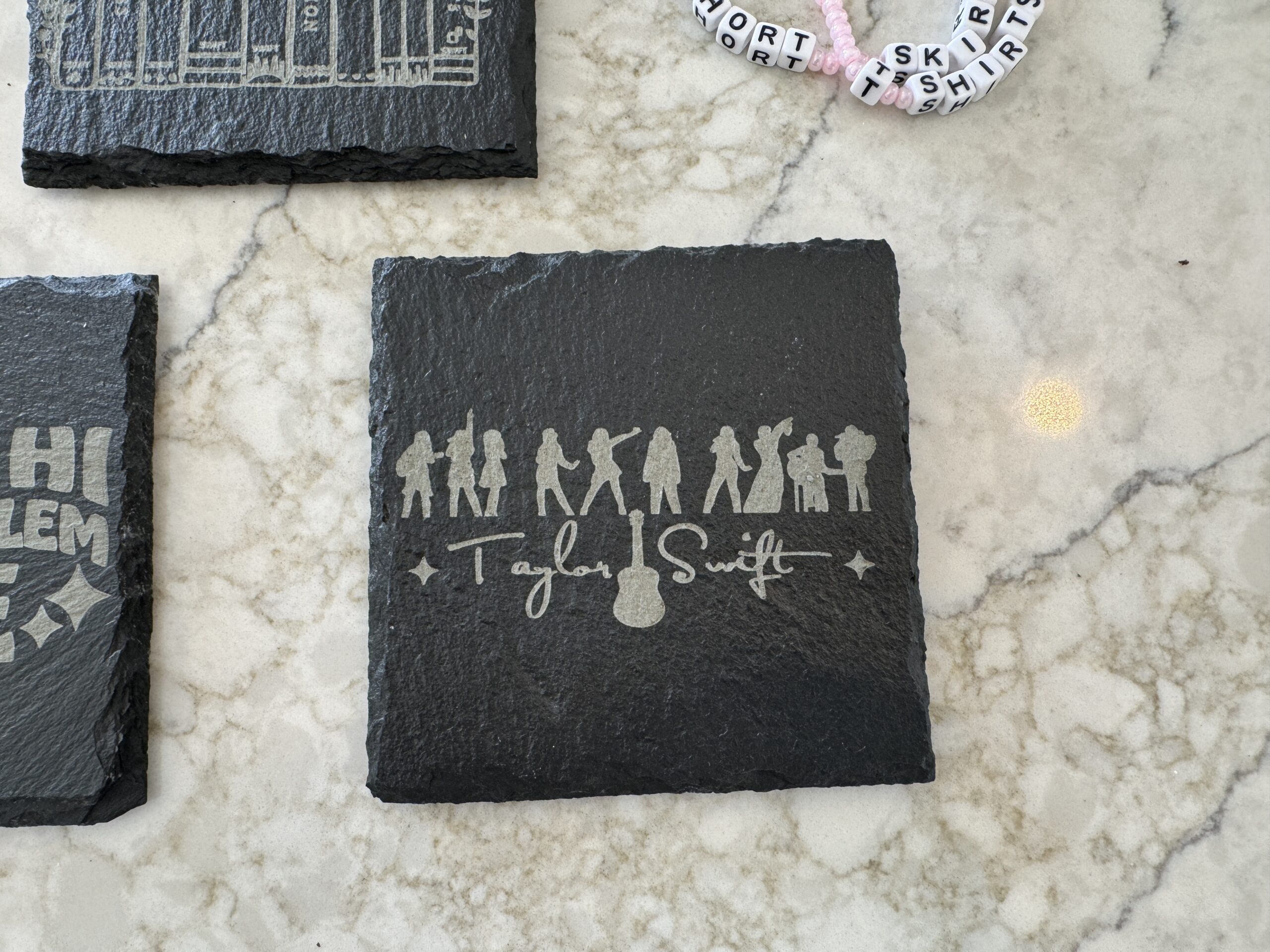 Handcrafted Slate Coasters for Taylor Swift Fans (4 Pack) - Drop 1 - Image 6