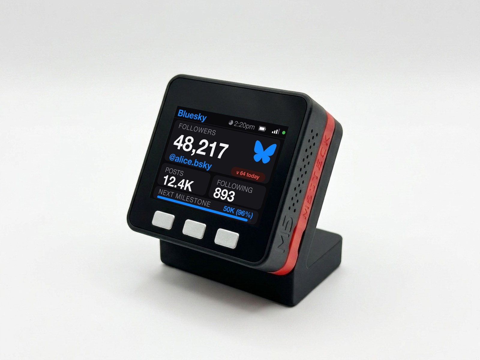 Bluesky Follower Counter Desk Display - Image 13