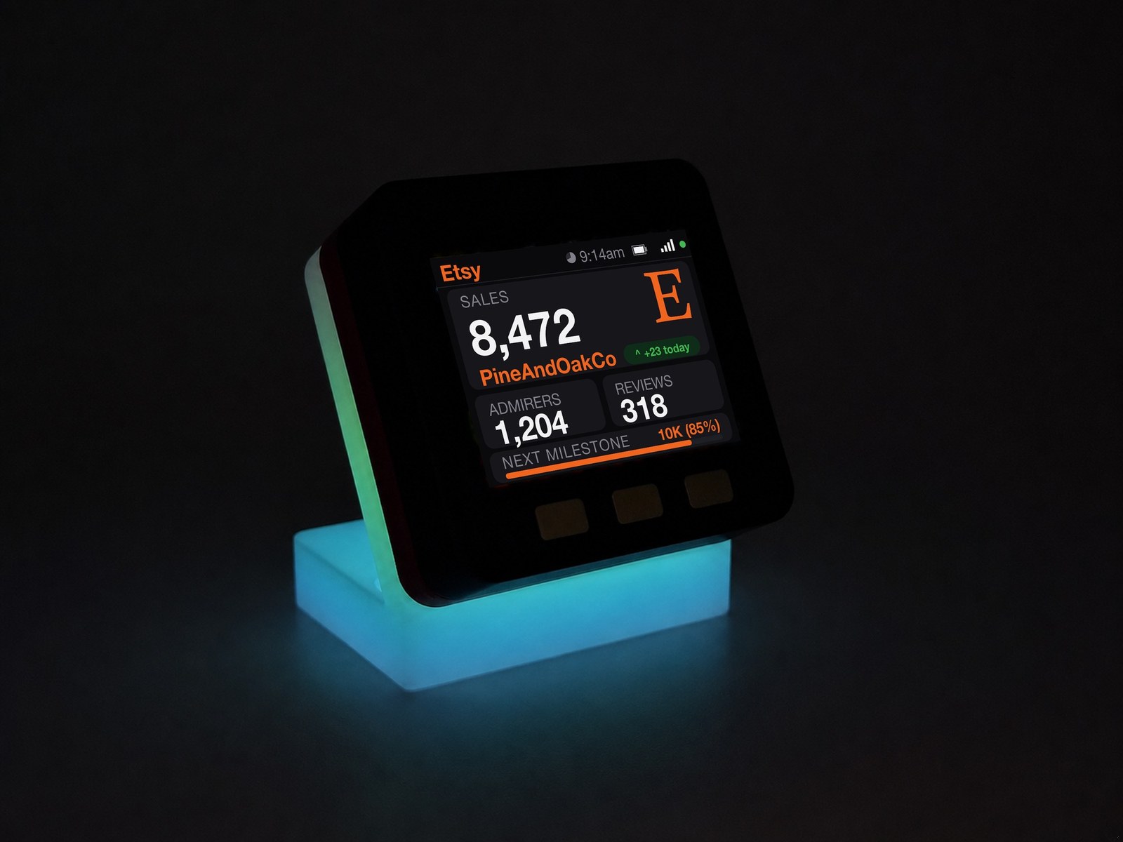 Etsy Sales Tracker Desk Display - Image 8