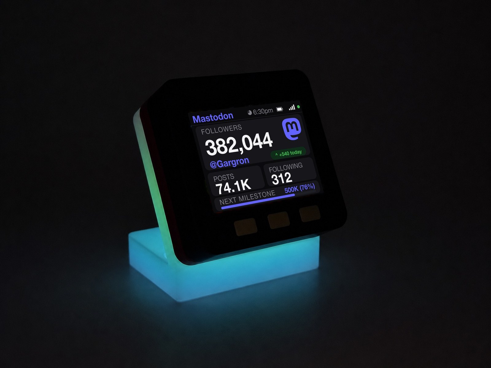 Social Media Counter Desk Display - Image 8