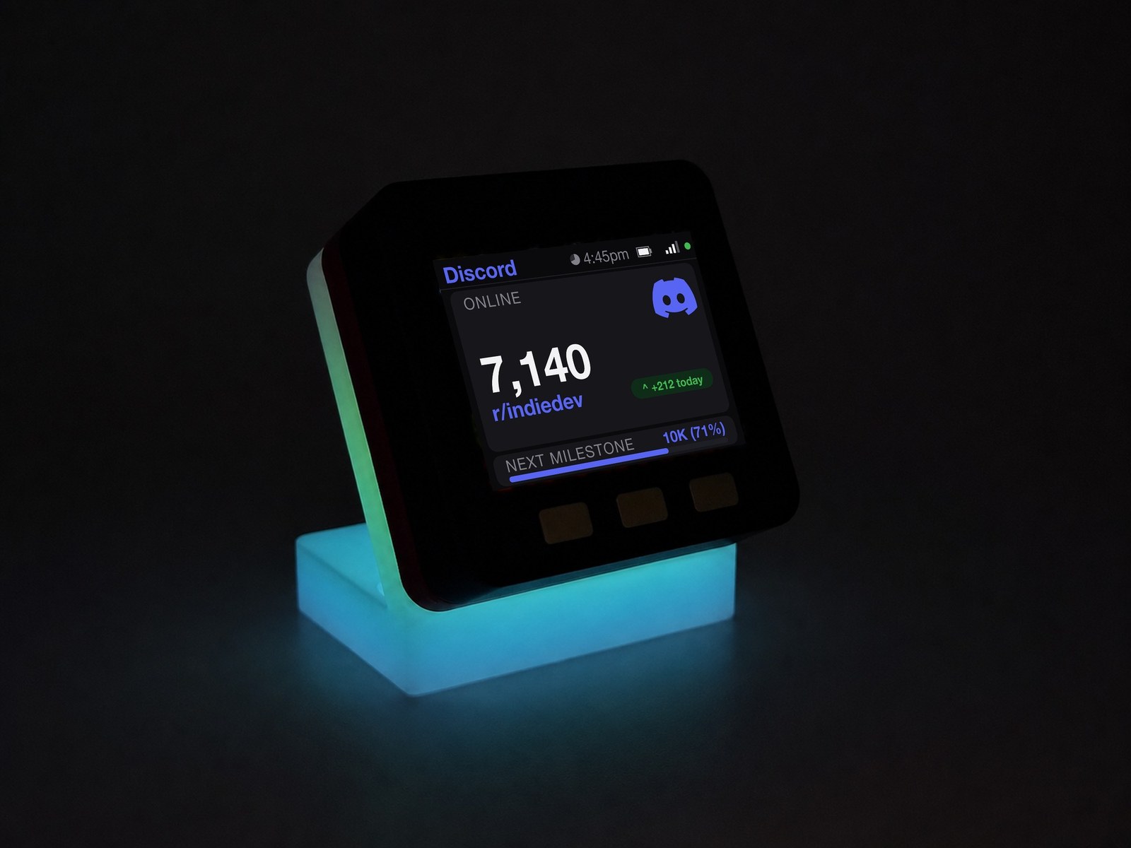 Discord Member Counter Desk Display - Image 8