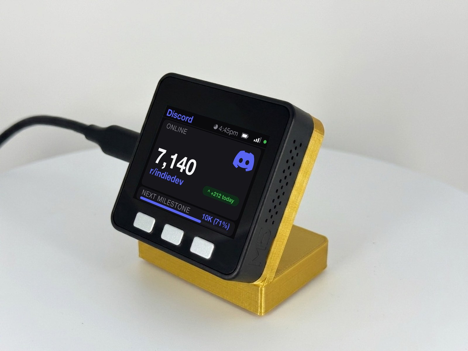 Discord Member Counter Desk Display - Image 2