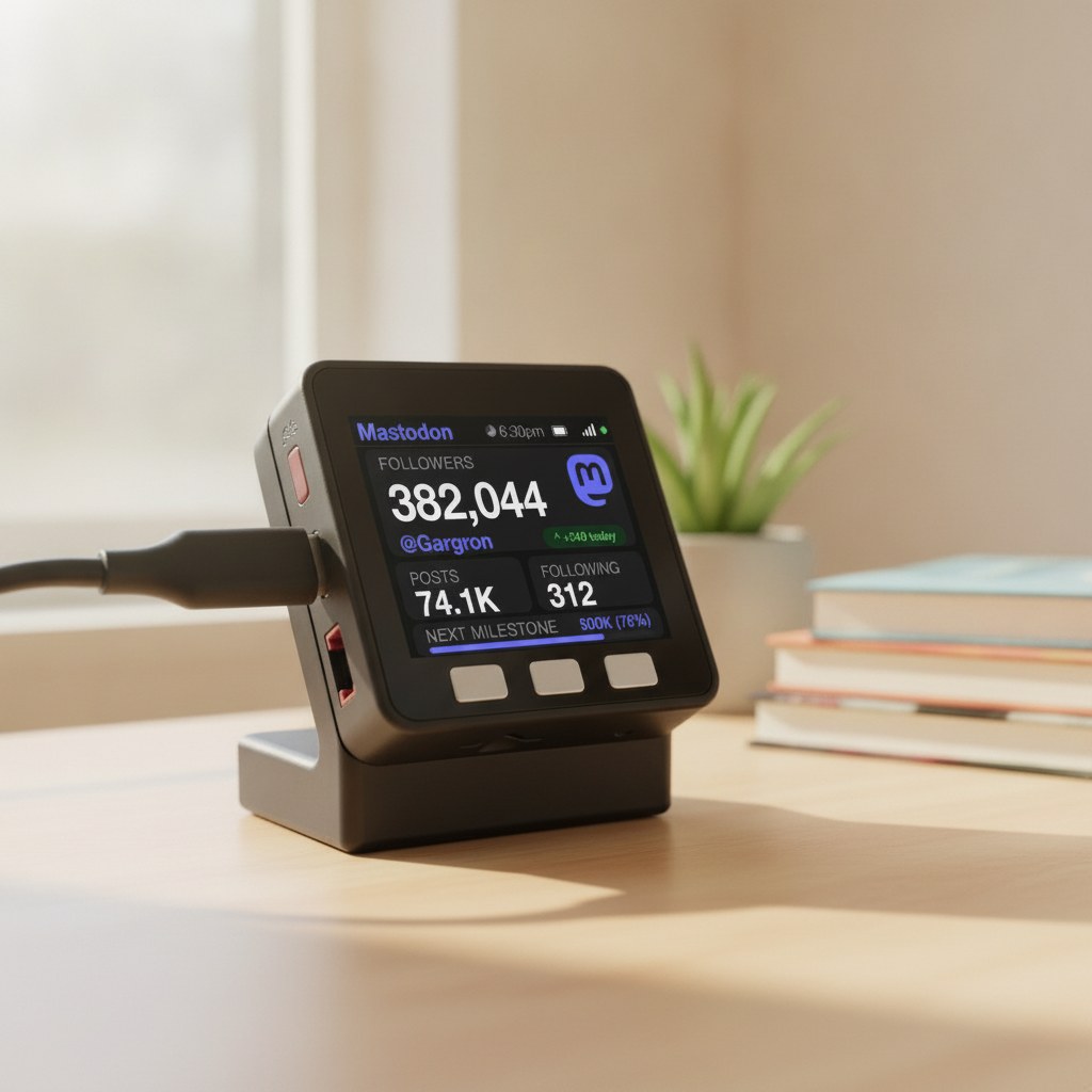 Mastodon Follower Counter Desk Display - Image 18