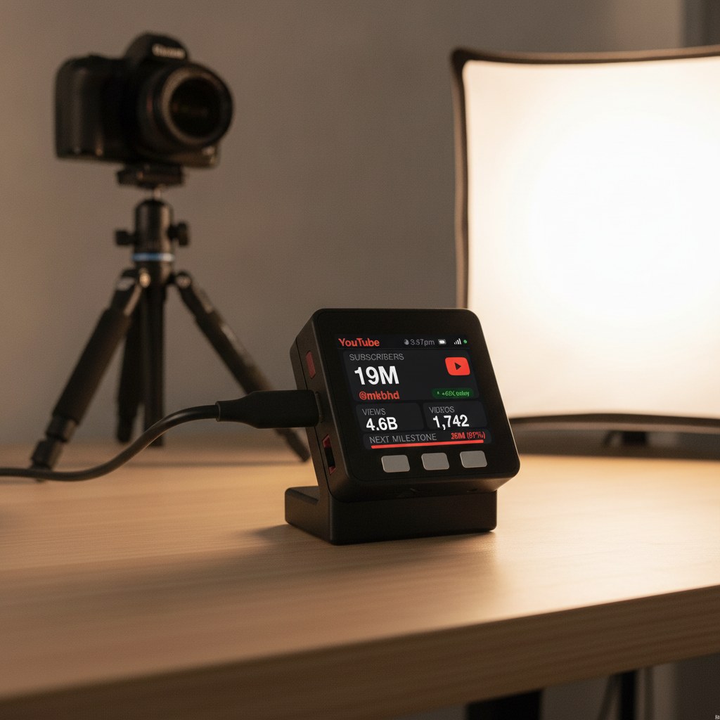 YouTube Subscriber Counter Desk Display - Image 18