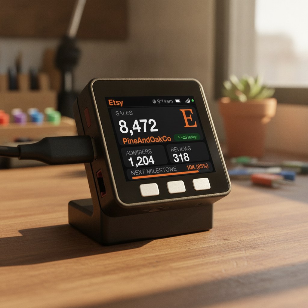 Etsy Sales Tracker Desk Display - Image 19