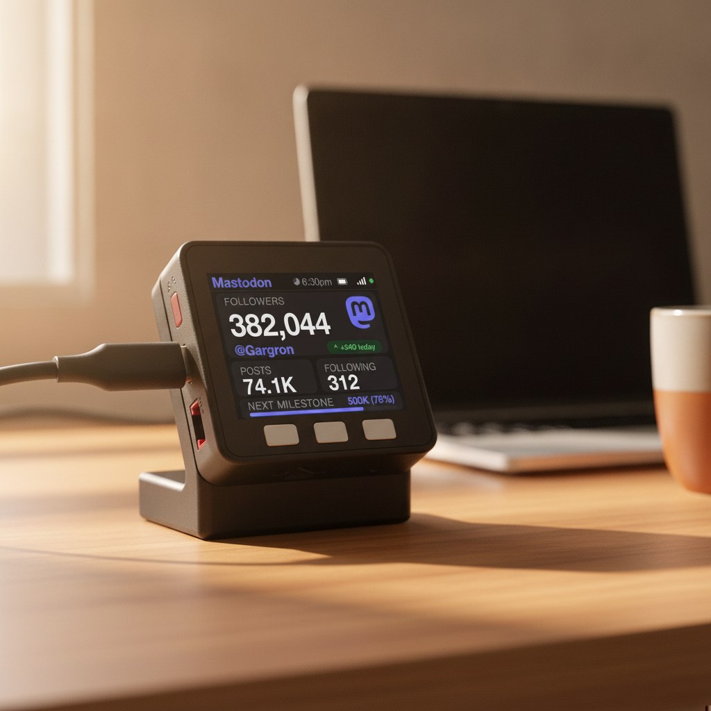 Mastodon Follower Counter Desk Display - Image 19