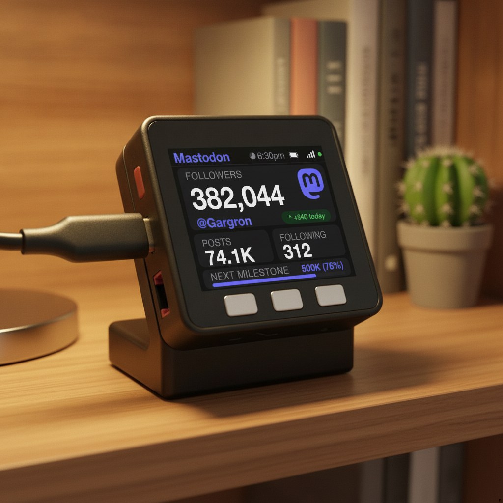 Mastodon Follower Counter Desk Display - Image 20