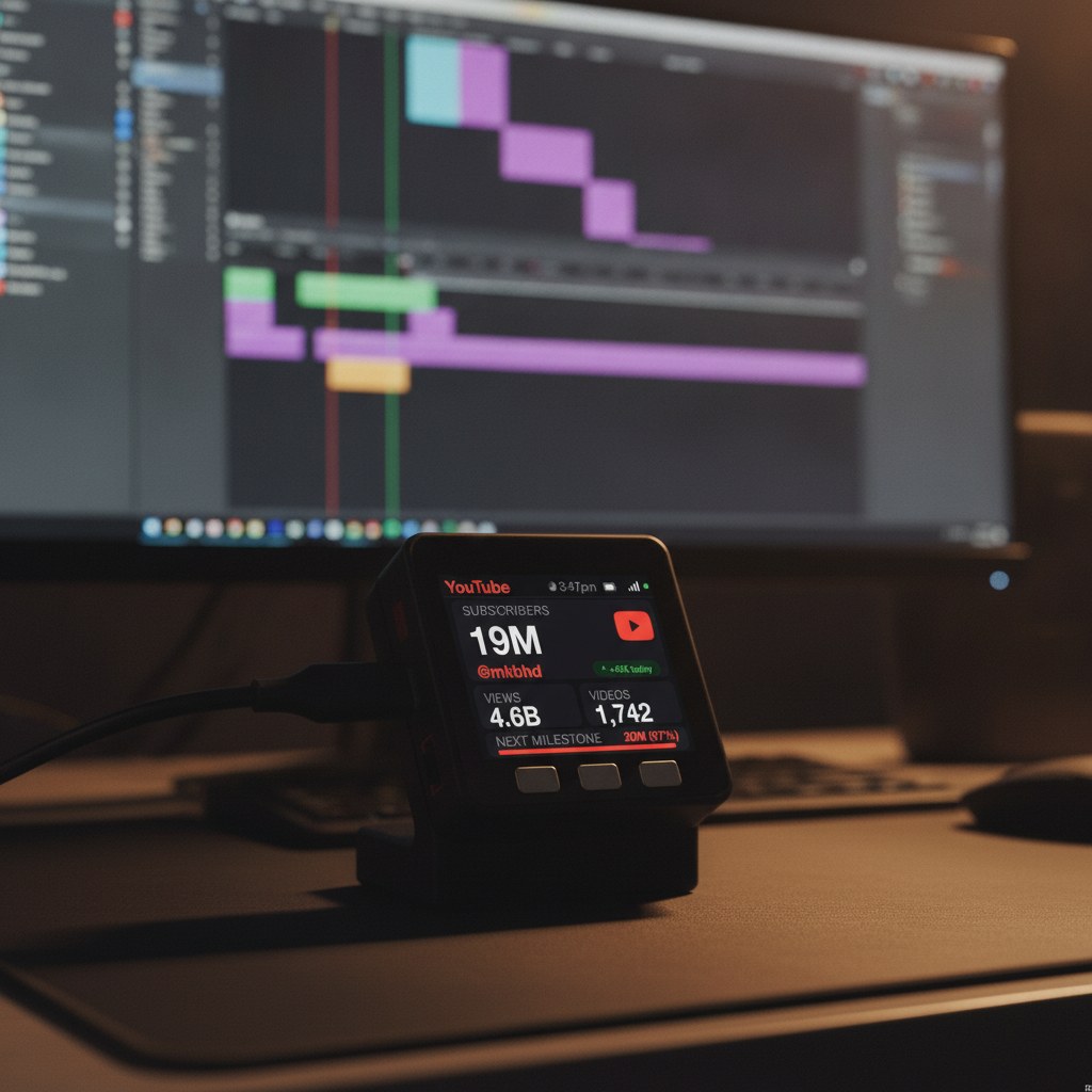 YouTube Subscriber Counter Desk Display - Image 20