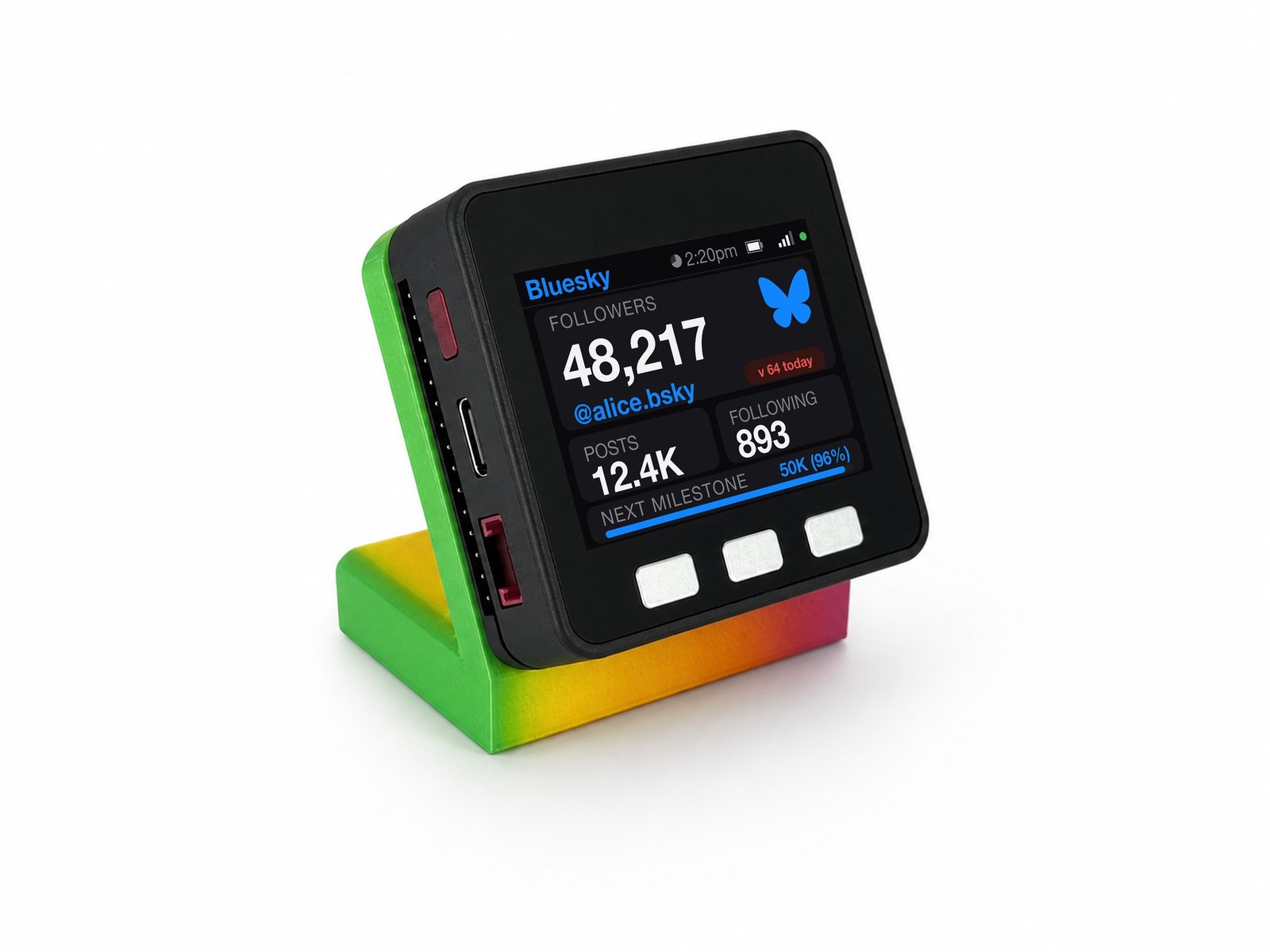 Bluesky Follower Counter Desk Display - Image 10