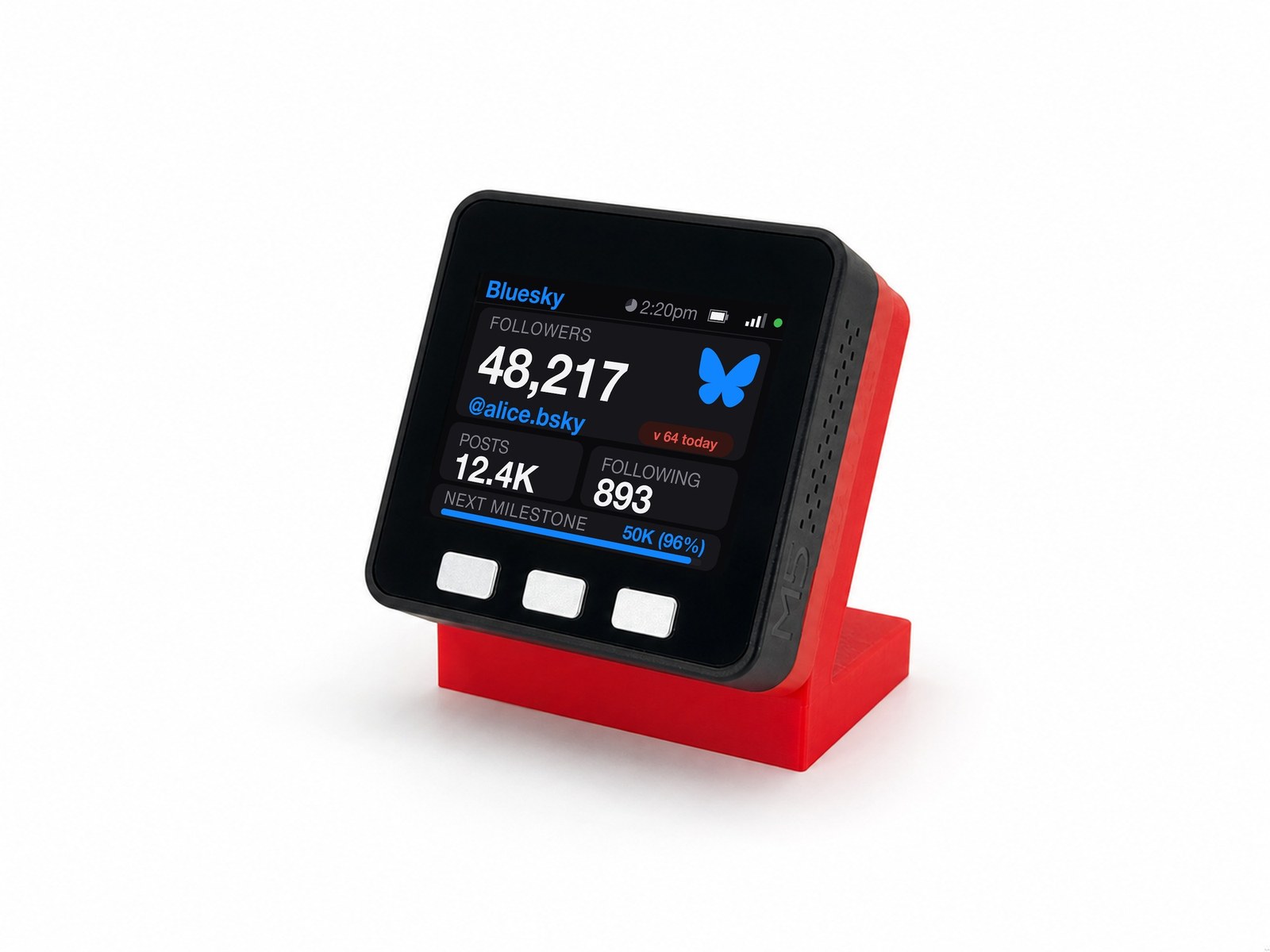 Bluesky Follower Counter Desk Display - Image 14