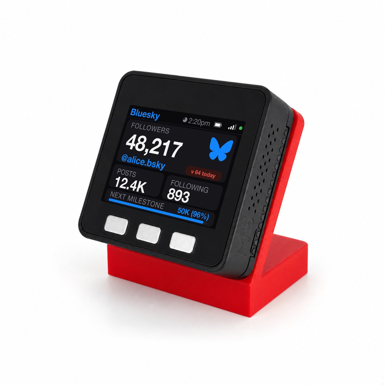 Bluesky Follower Counter Desk Display - Image 11