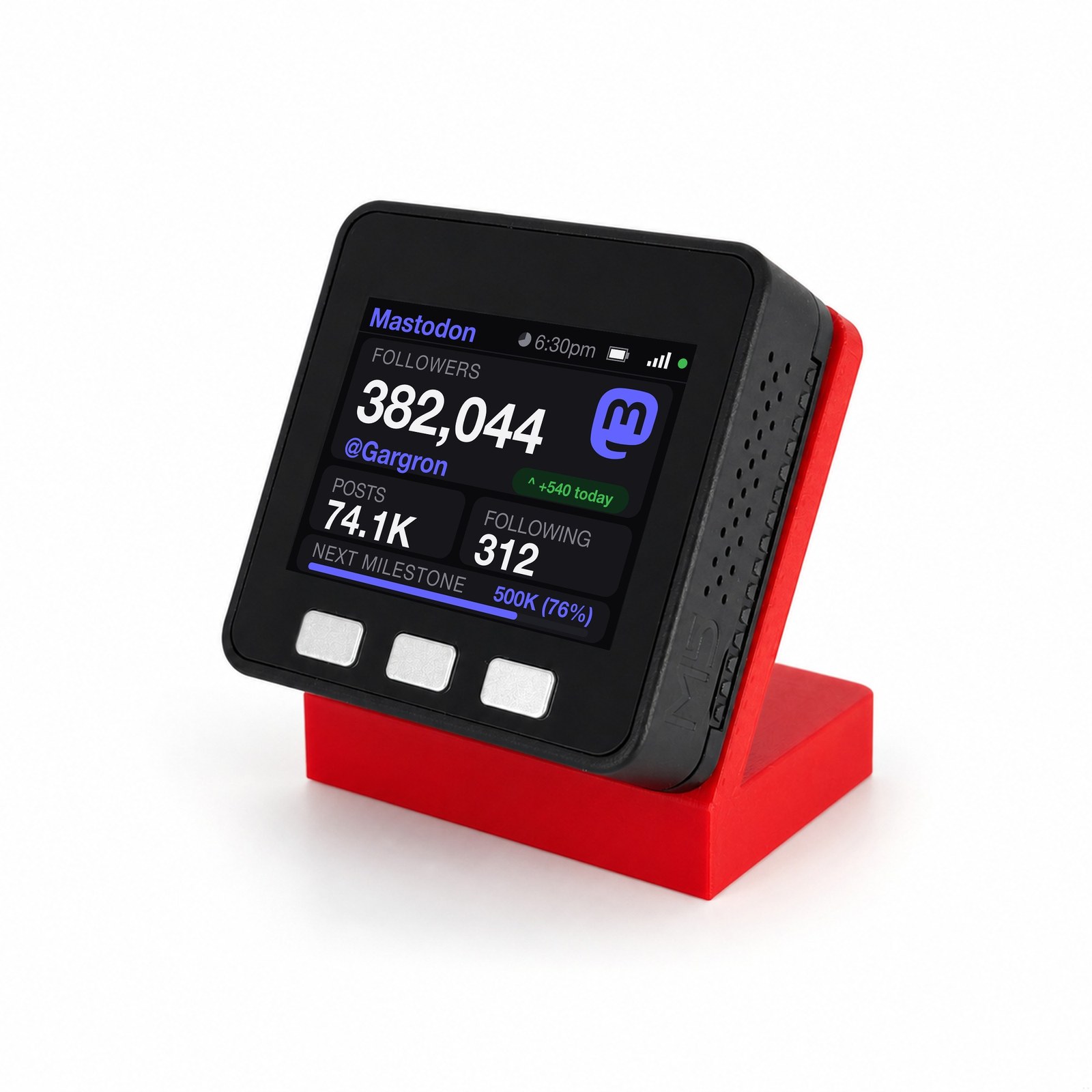 Mastodon Follower Counter Desk Display - Image 11