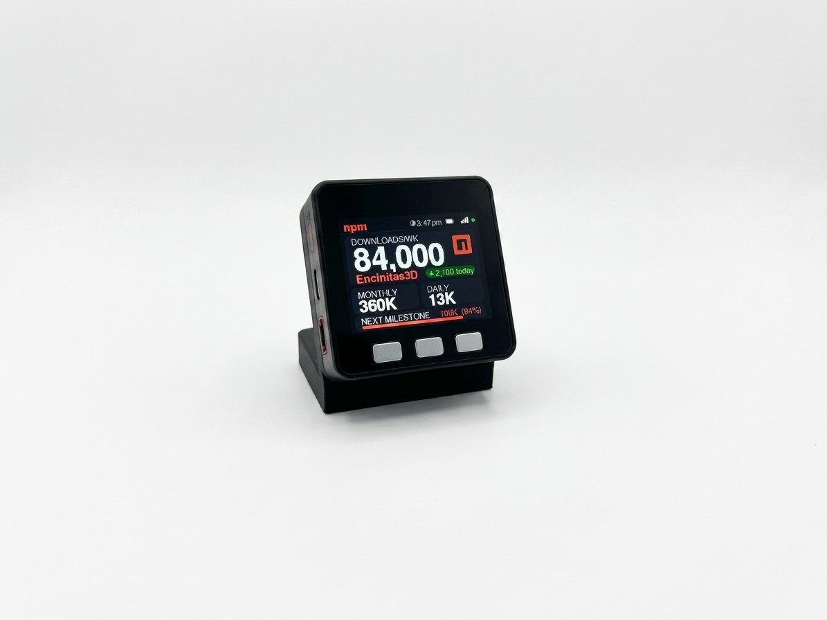 npm Download Counter Desk Display - Image 17