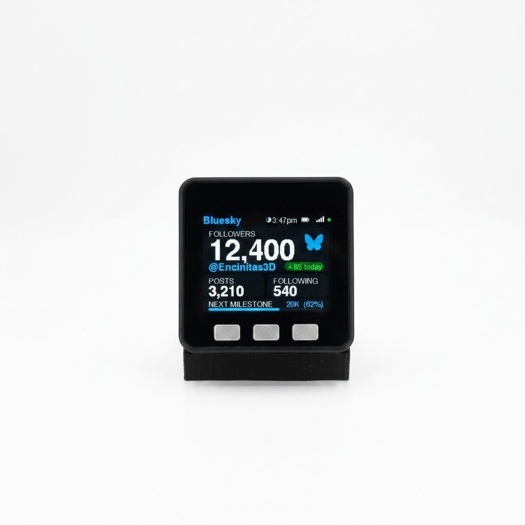 Bluesky Follower Counter Desk Display - Image 16