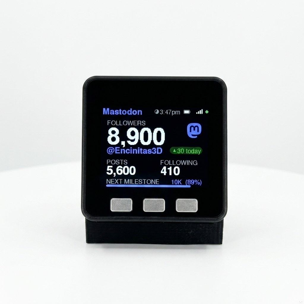 Mastodon Follower Counter Desk Display - Image 16