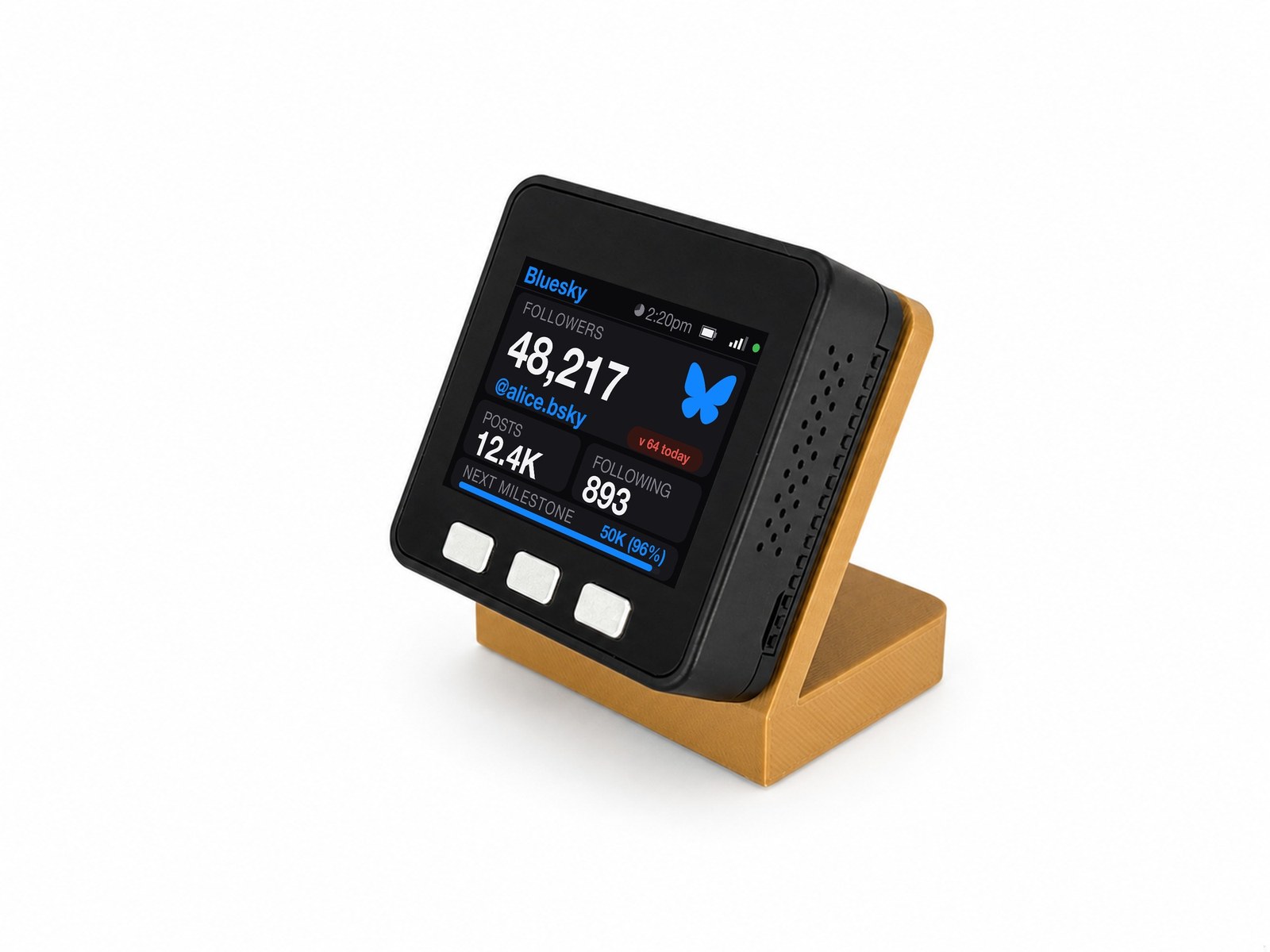Bluesky Follower Counter Desk Display - Image 12