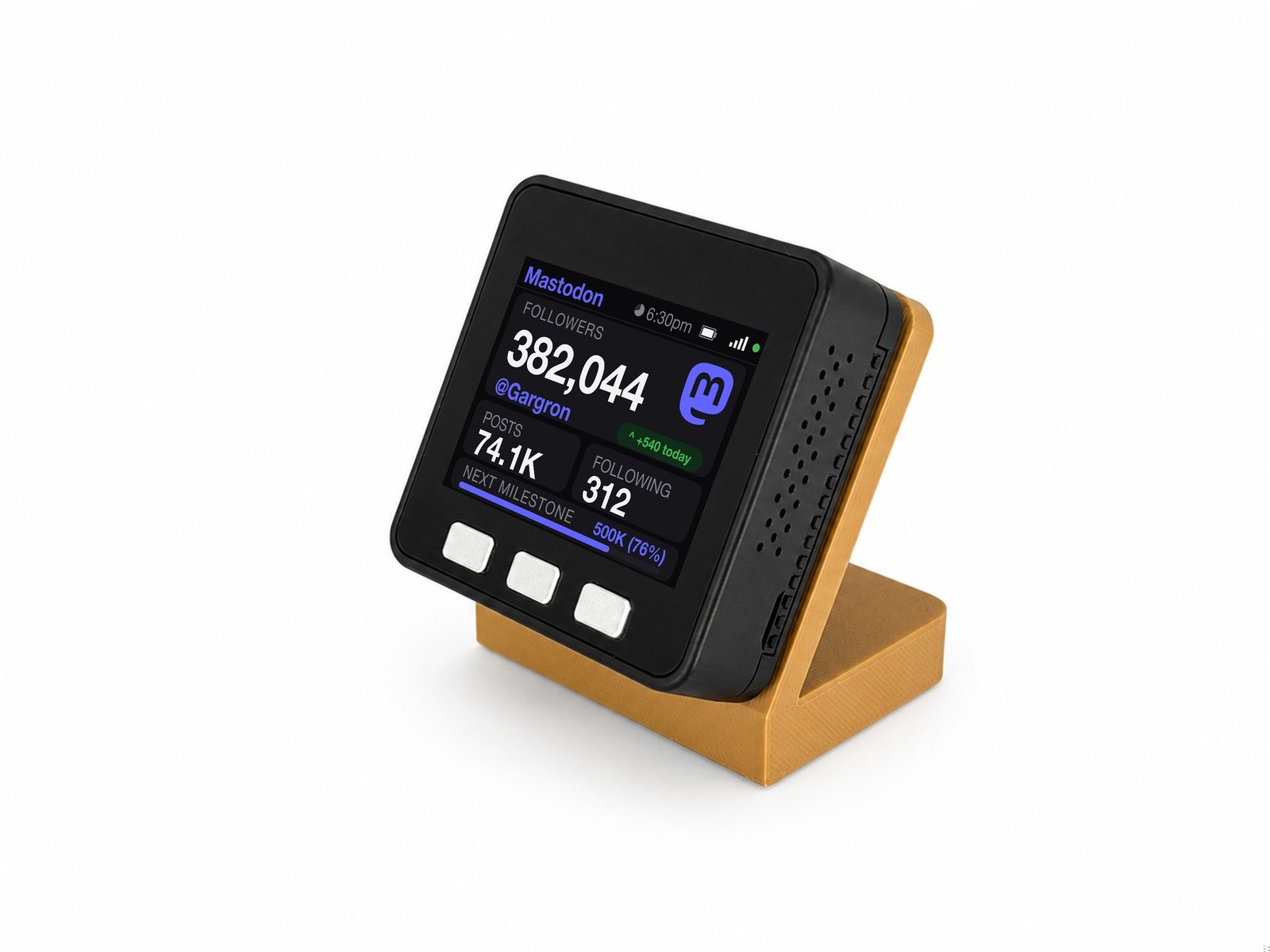 Mastodon Follower Counter Desk Display - Image 12