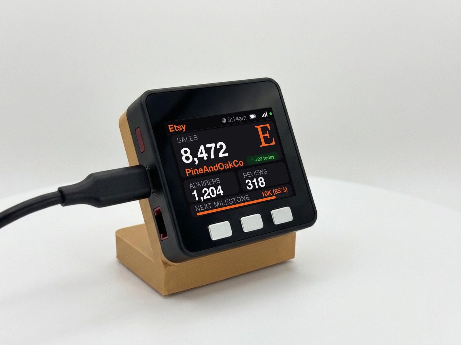 Etsy Sales Tracker Desk Display - Image 6