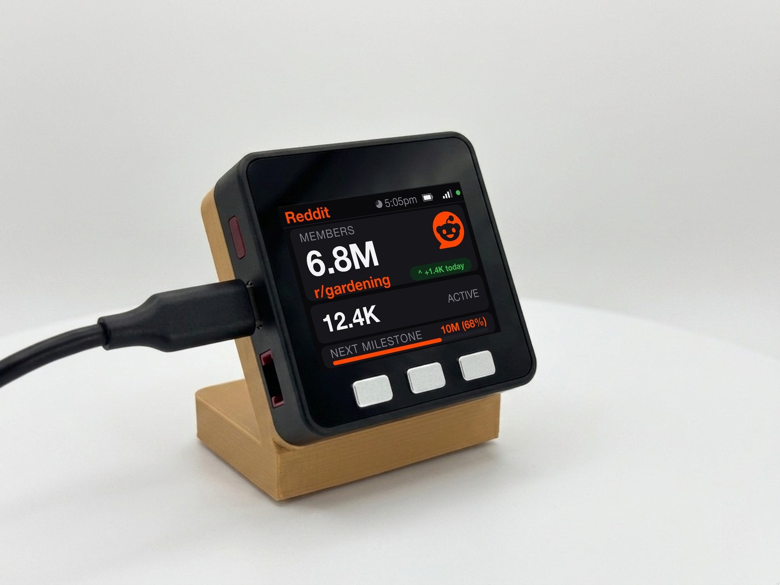 Social Media Counter Desk Display - Image 6
