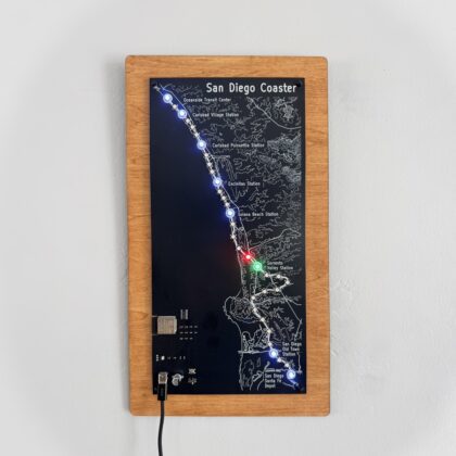 San Diego COASTER Live Train Tracker Map