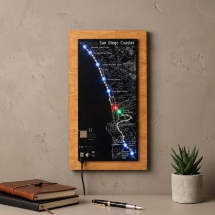 San Diego COASTER Live Train Tracker Map