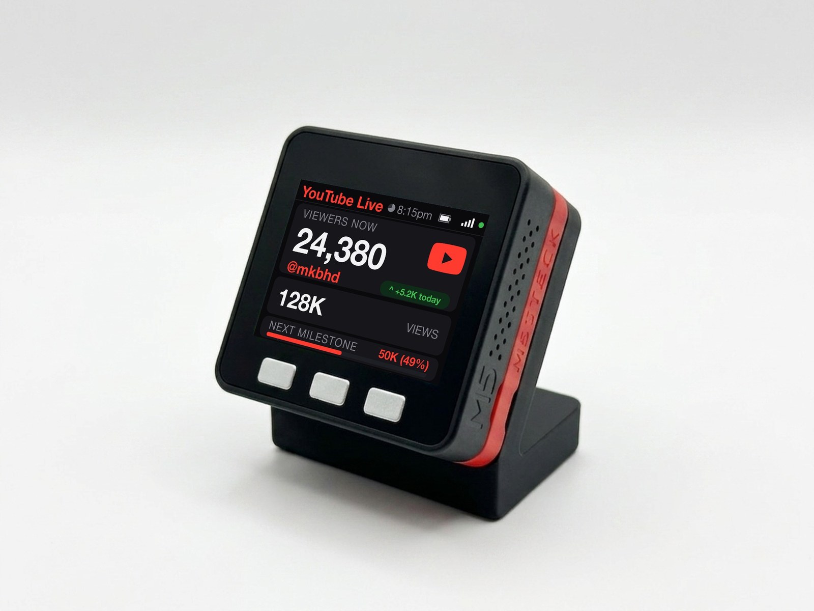 YouTube Live Viewer Counter Desk Display - Image 13