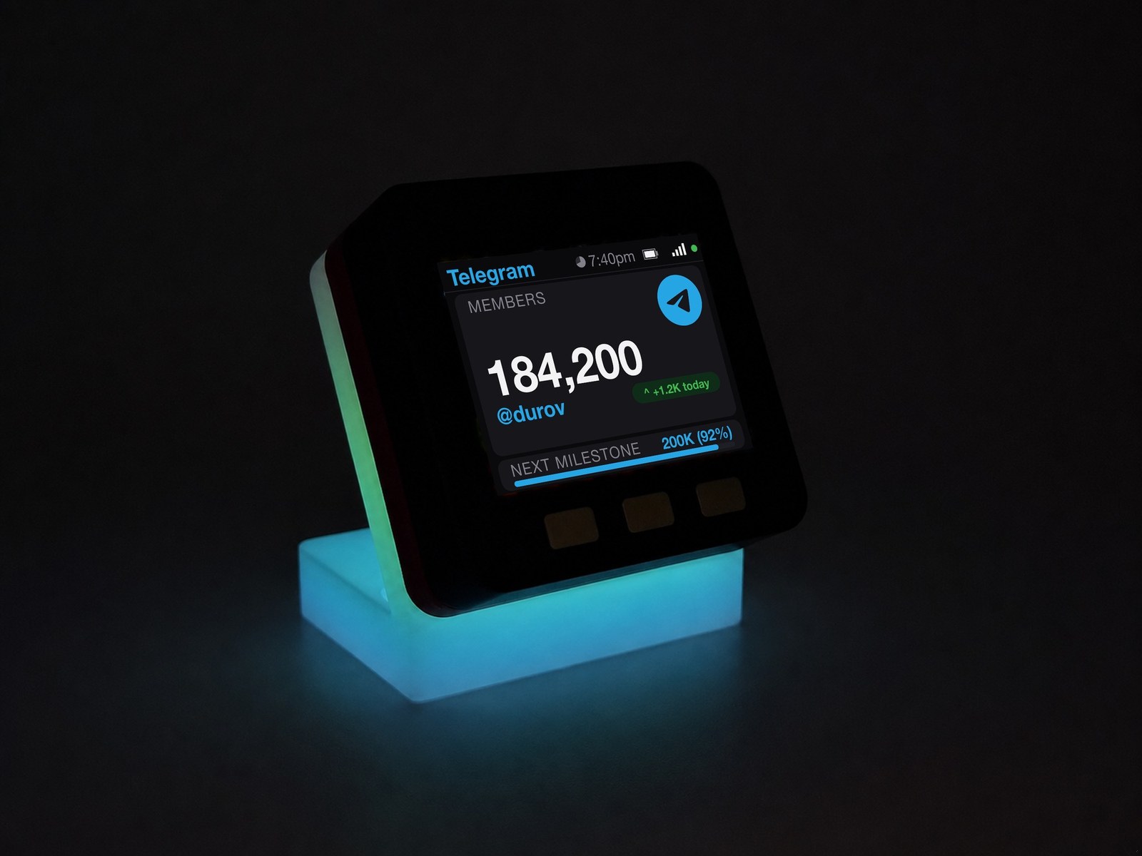 Telegram Member Counter Desk Display - Image 8