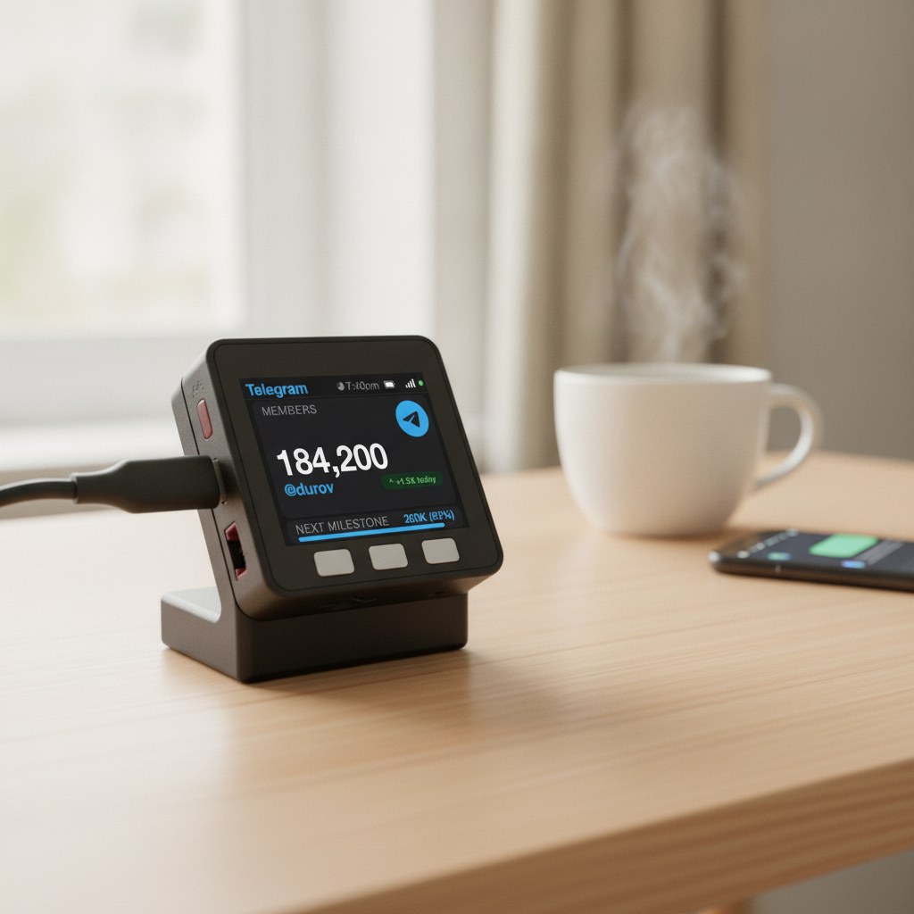 Telegram Member Counter Desk Display - Image 18