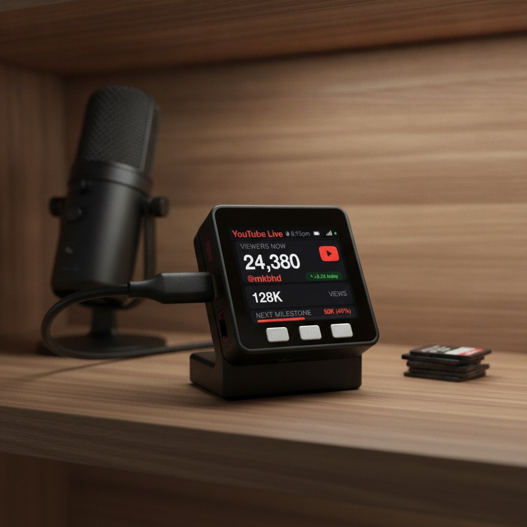 YouTube Live Viewer Counter Desk Display - Image 20