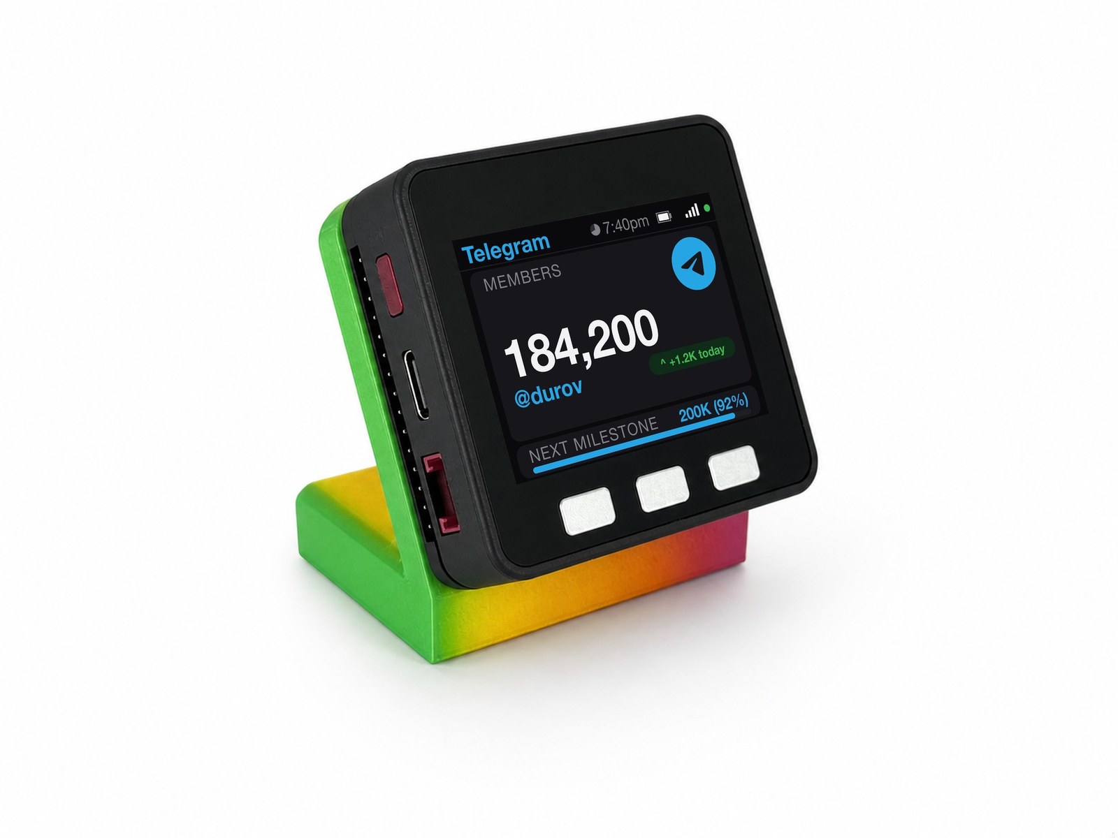 Telegram Member Counter Desk Display - Image 10