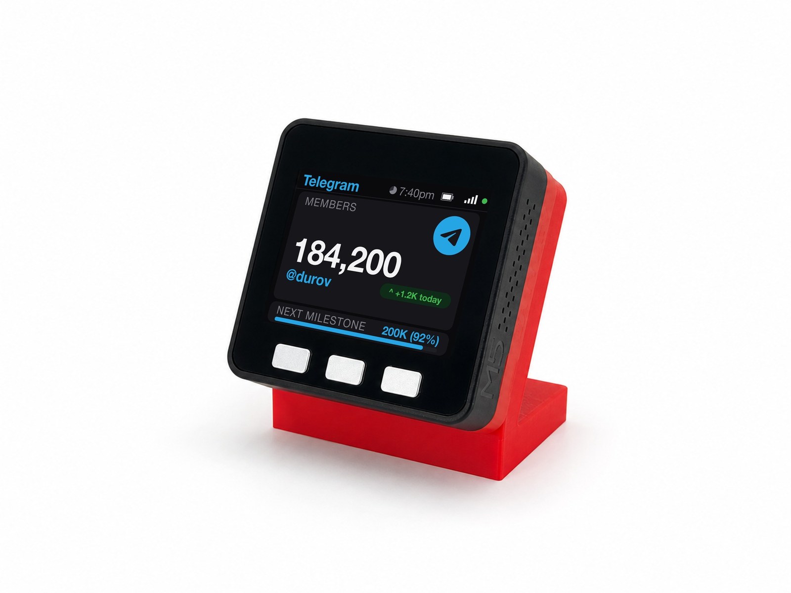 Telegram Member Counter Desk Display - Image 14