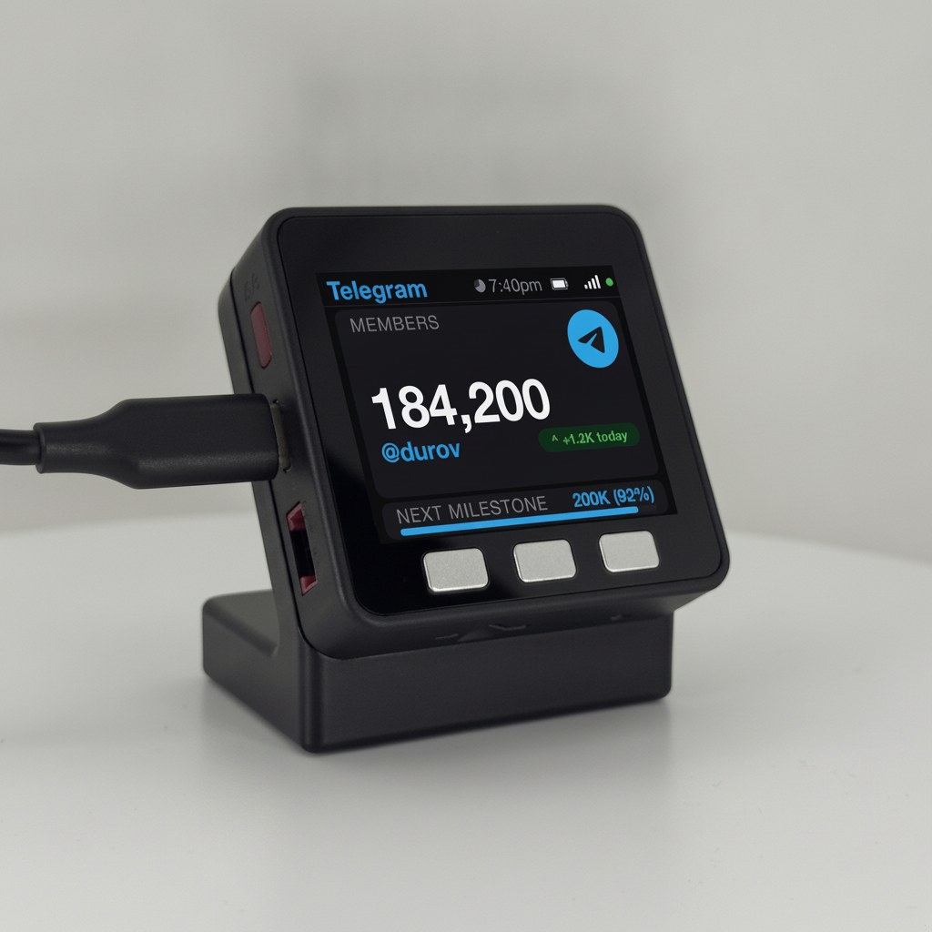 Telegram Member Counter Desk Display - Image 17
