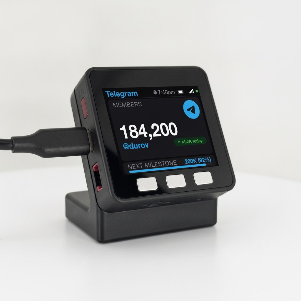 Telegram Member Counter Desk Display - Image 16