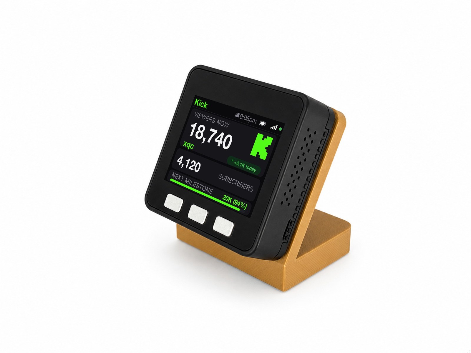 Social Media Counter Desk Display - Image 12