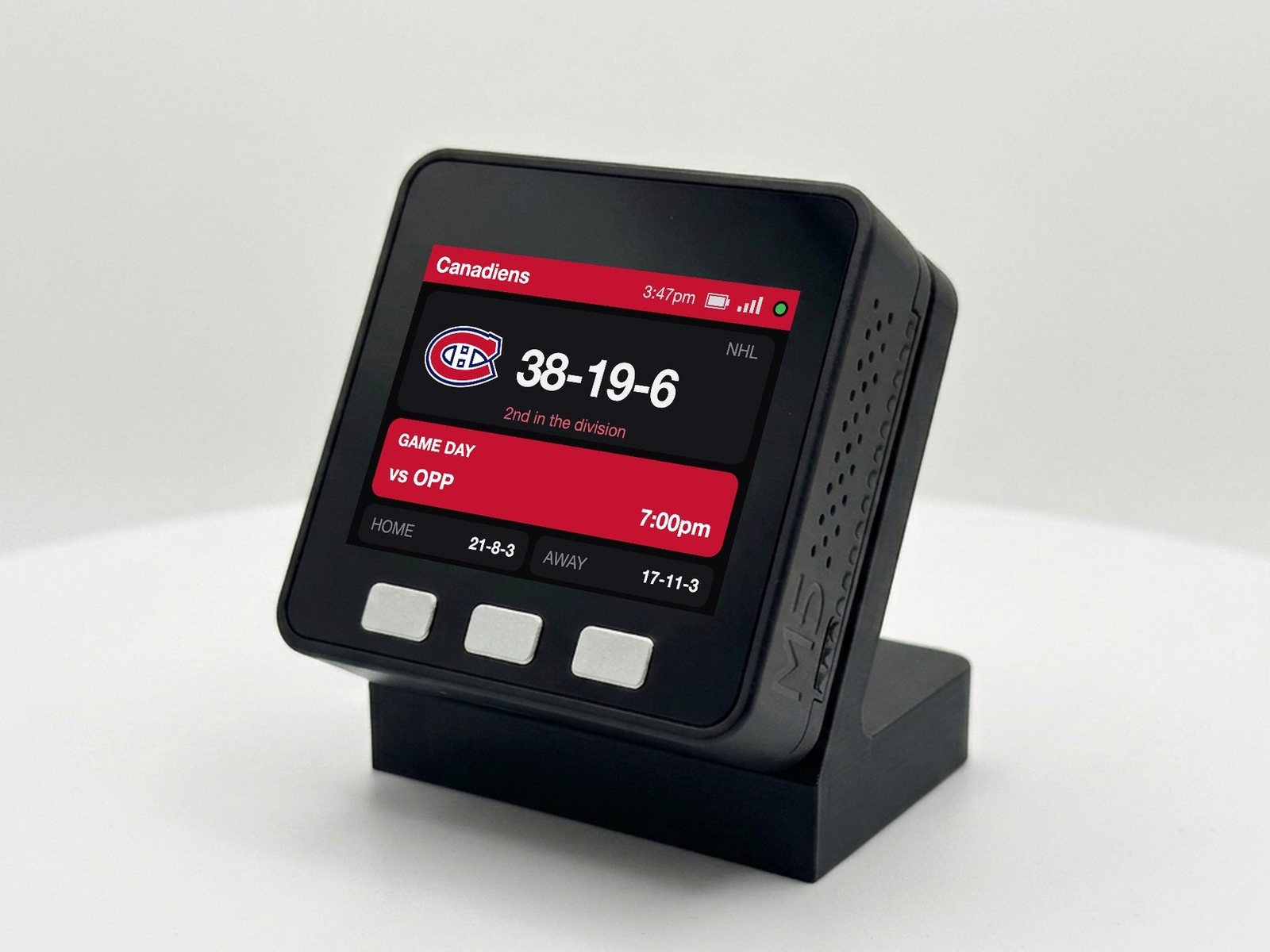 Montreal Hockey Scoreboard Desk Display - Image 2