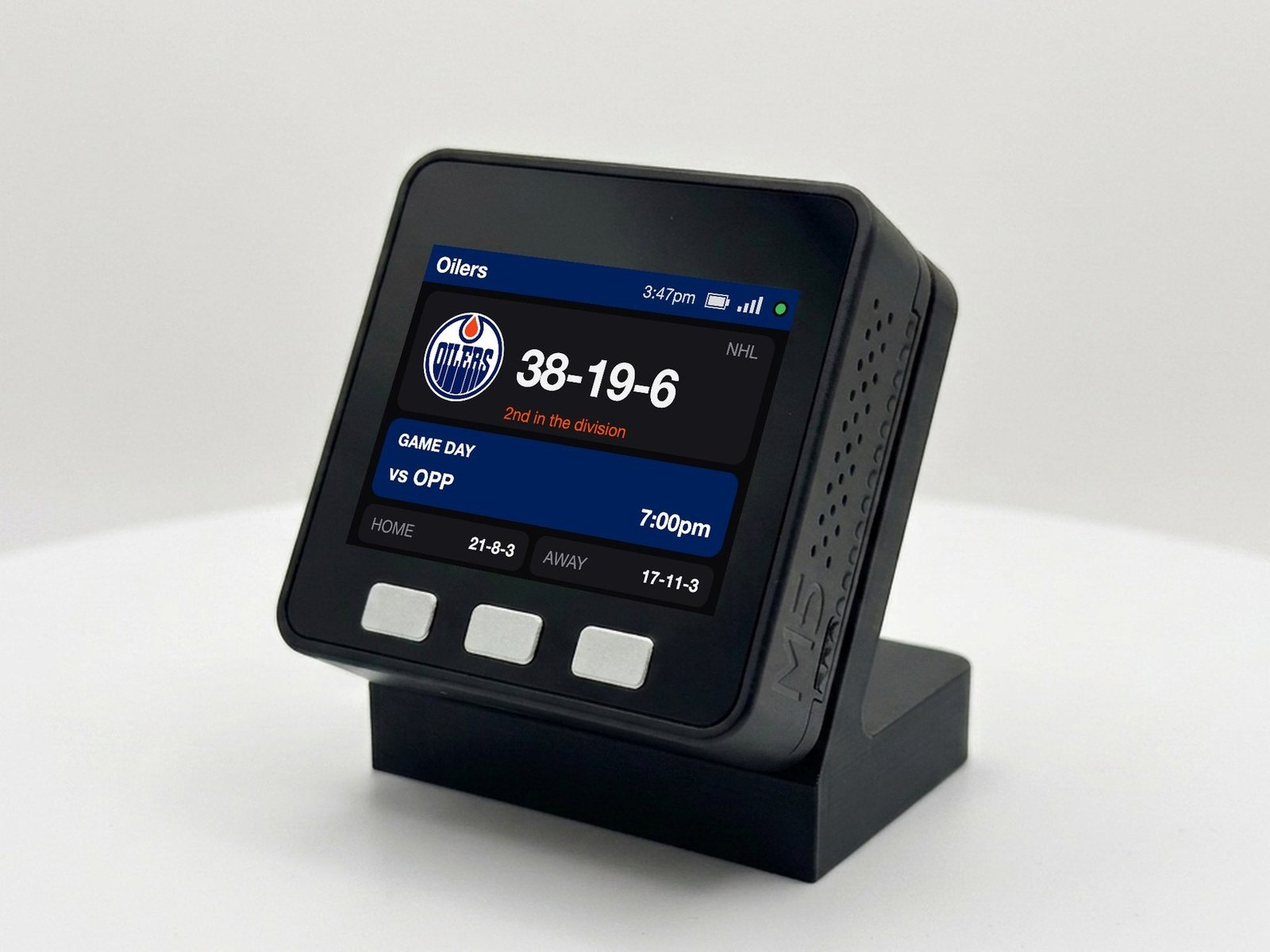 Edmonton Hockey Scoreboard Desk Display - Image 2