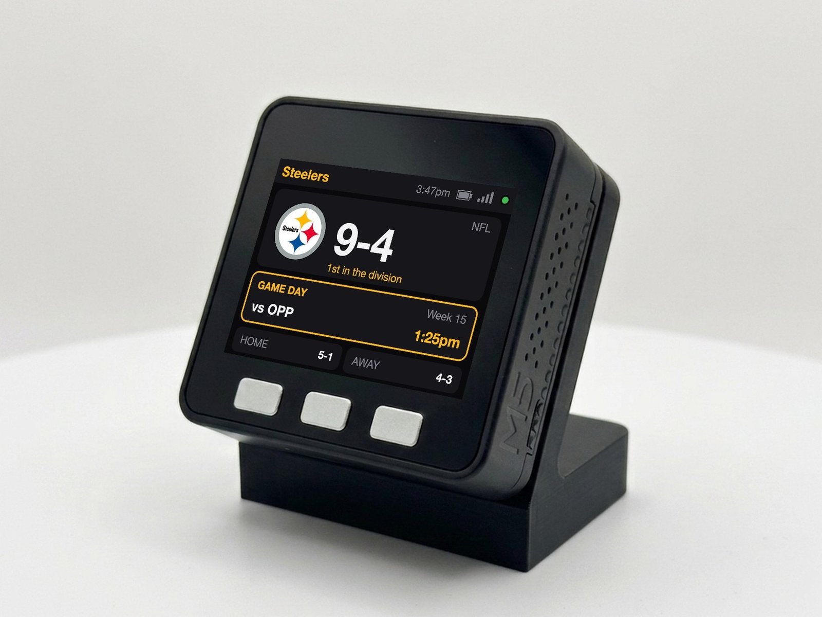 Pittsburgh Football Scoreboard Desk Display - Image 2