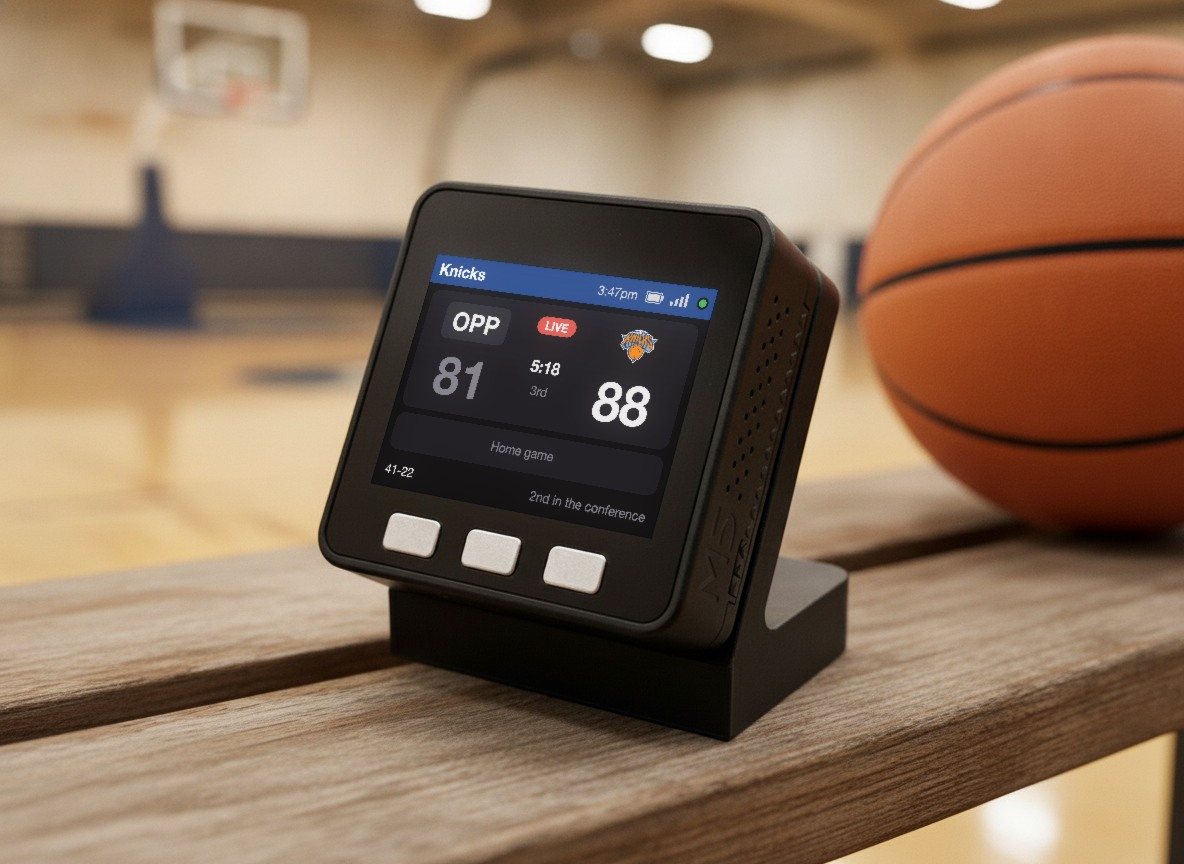 New York Basketball Scoreboard Desk Display - Image 5