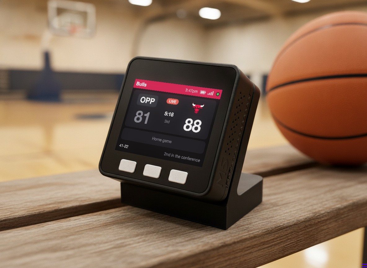 Chicago Basketball Scoreboard Desk Display - Image 5