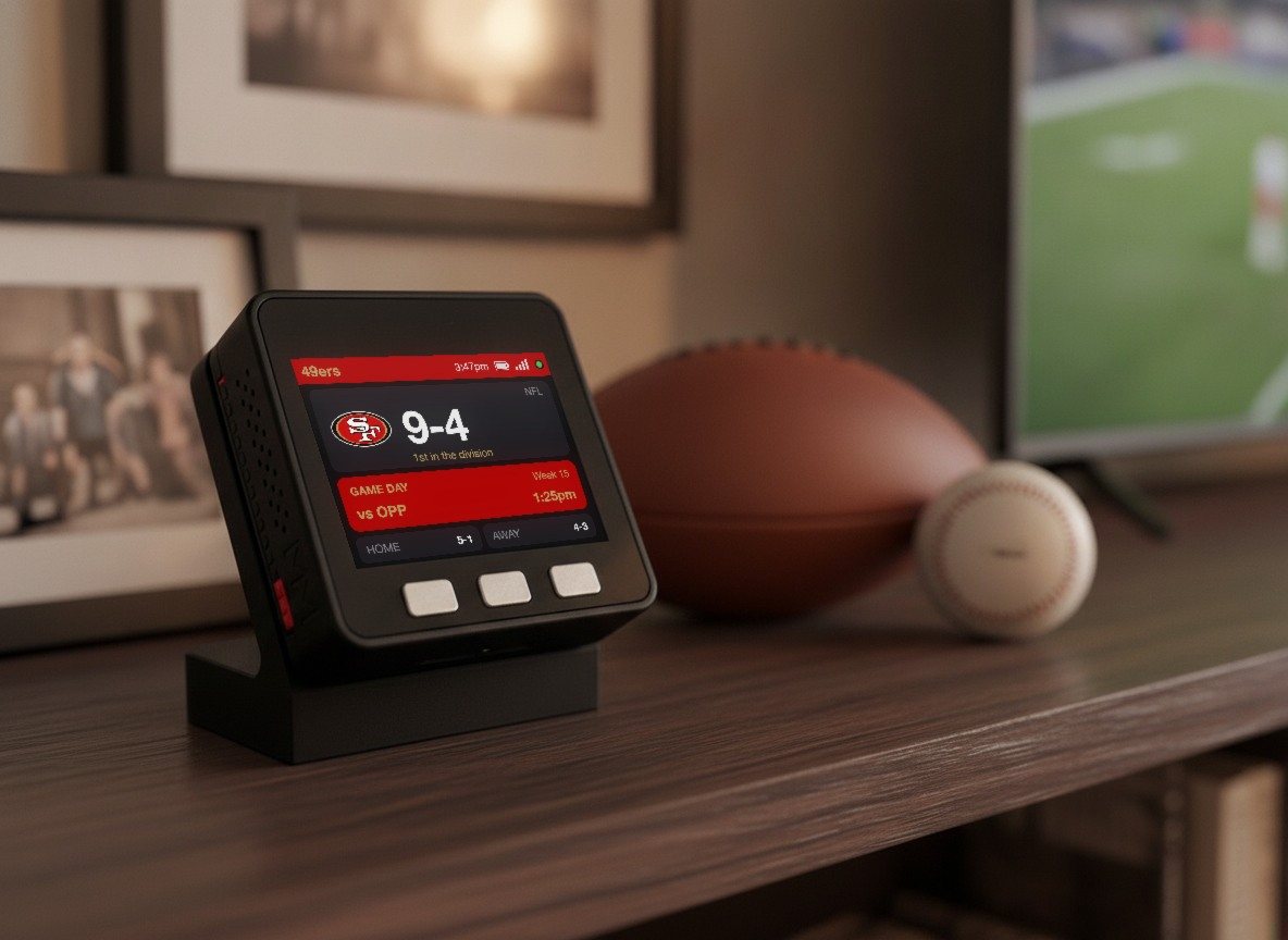 San Francisco Football Scoreboard Desk Display - Image 8