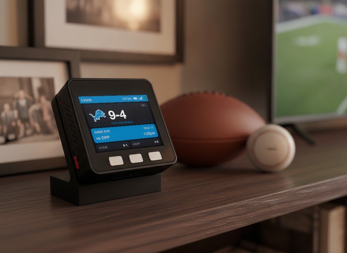 Detroit Football Scoreboard Desk Display - Image 8