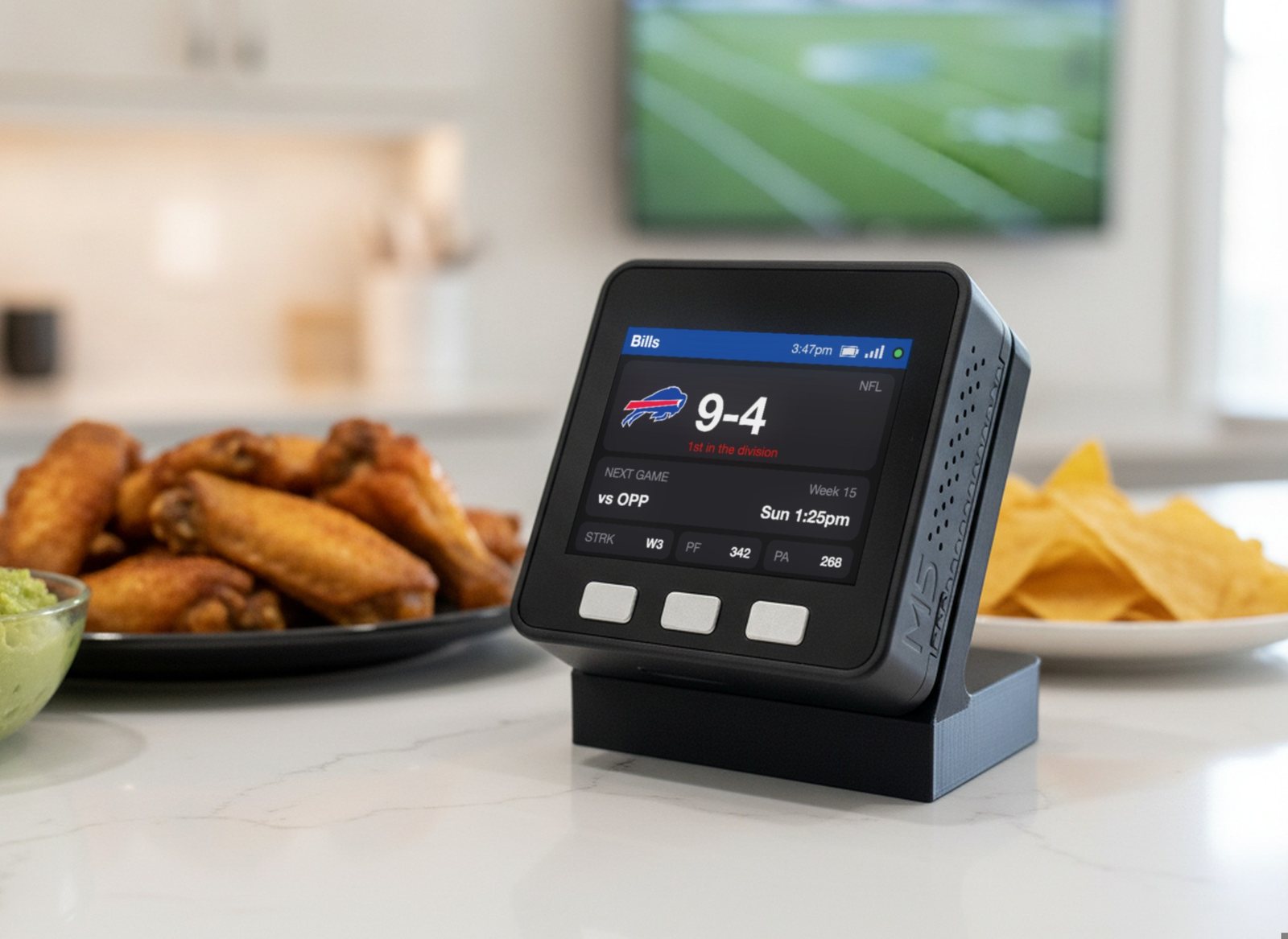 Buffalo Football Scoreboard Desk Display - Image 9