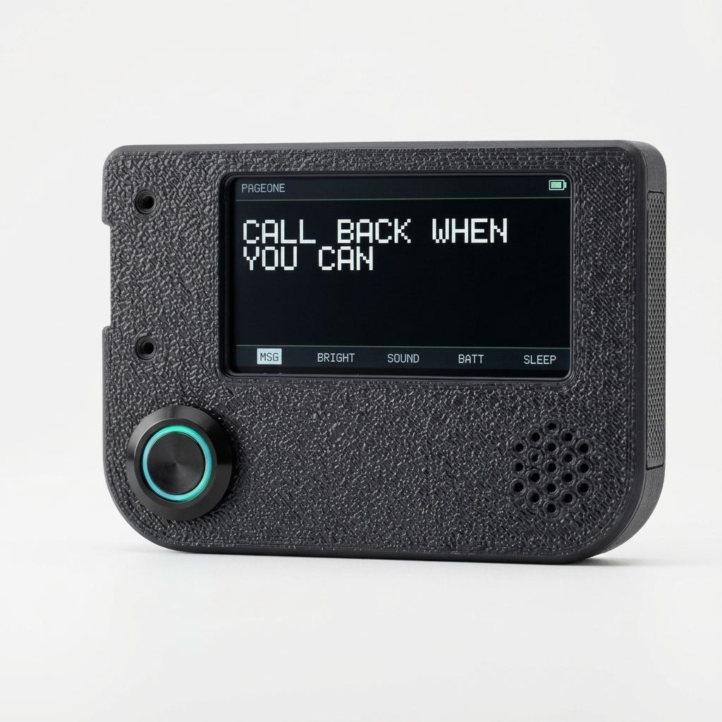 Custom working pager