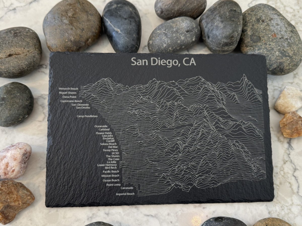 San Diego Hill Lines by Encinitas3D.com