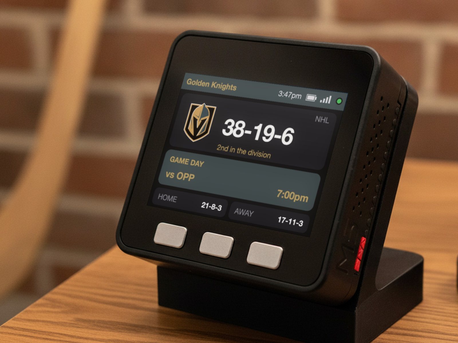 Las Vegas Hockey Scoreboard Desk Display